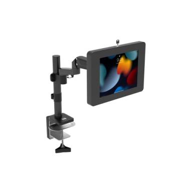 Imagem de CTA Digital Suporte articulado de mesa com gabinete de segurança universal para iPad 8ª e 9ª geração de 10,2 polegadas, iPad Air 4, Galaxy Tab, Surface Go, Galaxy Tab S5E, tablets Zebra e mais