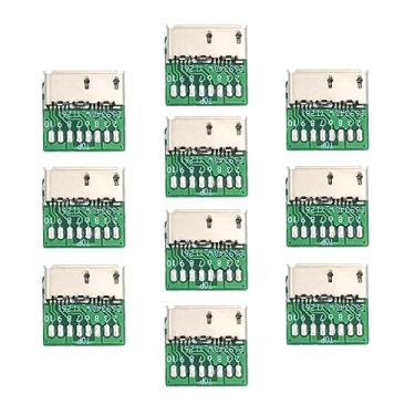 Imagem de cablecc 5Gbps USB 3.0 para Micro USB 3.0 fêmea tipo B cabo de extensão tipo montagem parafuso 50 cm (conector 10 peças)