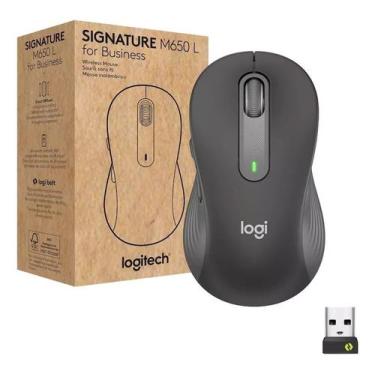 Imagem de Mouse Sem Fio M650 L For Business Cor Grafite - LOGITECH 