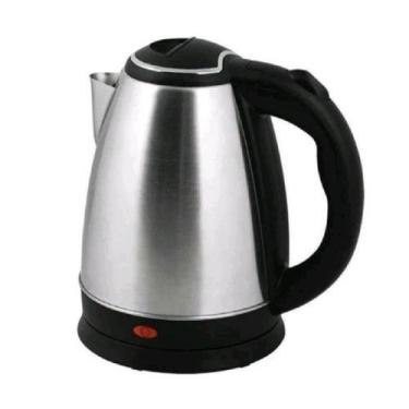 Imagem de Chaleira jarra eletrica inox preta 220v -envio imediato - FIEND KETLE