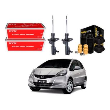 Imagem de Kit Amortecedor Dianteiro New Fit 1.4 1.5 2009 A 2013 - Kayaba