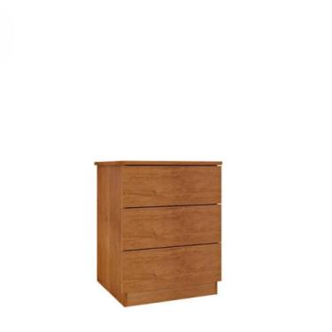 Imagem de Criado com 3 Gavetas Veronna TCIL Móveis, Cinamomo