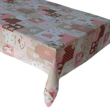 Imagem de toalha de mesa 06 cadeiras toalha de mesa de tecido toalha estampada -
