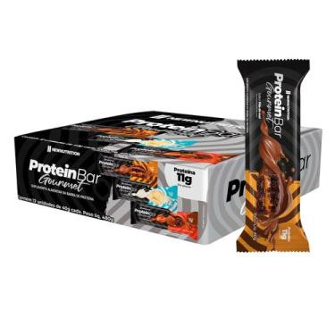 Imagem de Barra Proteica Gourmet 40g Sabor Pão de Mel Caixa com 12 Unidades - NE