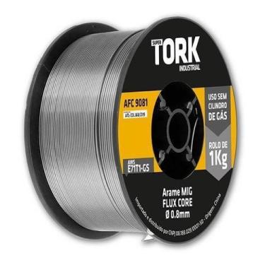 Imagem de Arame De Solda Mig Para Uso Sem Gás 0,8Mm 1Kg Super Tork - Supertork