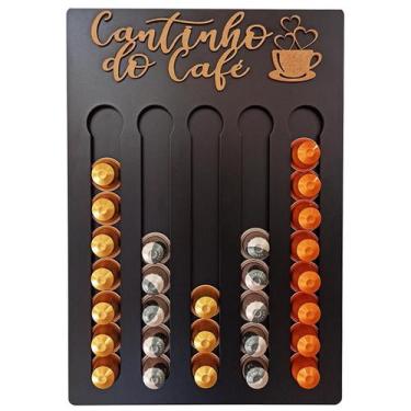 Imagem de Porta Cápsulas Nespresso - Preto - Cantinho Do Café - Co2Beer
