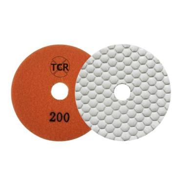 Imagem de Lixa Seca Colmeia Branca Diamantada Polir Marmore 100MM Pro - tcrabras