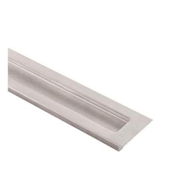 Imagem de Kit 2 Puxadores Porta Armário Concha De Embutir Aço 12cm - DECORPLACE,