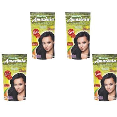 Imagem de Hene em gel amazonia 180gr pouch preto forte (preto azulado) - DIVINA 