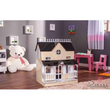 Imagem de Casa de Bonecas Escala Barbie Modelo Lian Crem - Darama