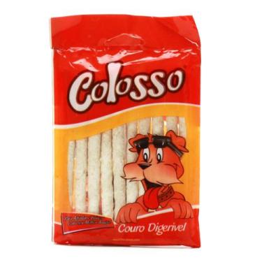 Imagem de Osso Macio Colosso Palito Mastigável Branco com 10 Unidades