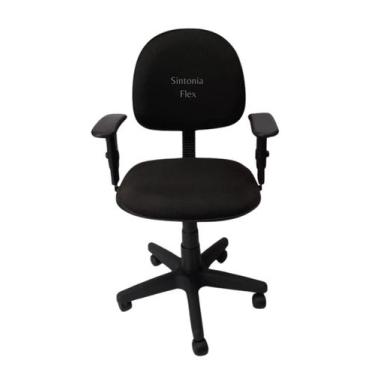 Imagem de Cadeira Executiva Giratoria Braço Regulagem Altura E Pistão - Sintonia