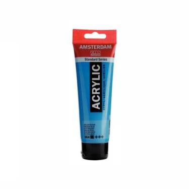Imagem de Tinta Acrilica Amsterdam Talens 708 Paynes Grey 120ml - ROYAL & TALENS