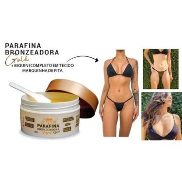 Imagem de Kit 01 Parafina Bronzeadora Gold 120g + 01 Biquíni para Marquinha tipo