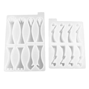 Imagem de ARTIBETTER Conjunto de moldes de resina de xadrez, 2 peças, peças de xadrez de silicone 3D, molde rei, soldado, jogo de tabuleiro, tabuleiro de xadrez grande, tabuleiro de xadrez para artesanato