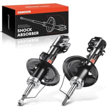 Imagem de A-Premium Par dianteiro (2) Amortecedores compatíveis com Toyota Yaris 2006-2015 Prius C 2012-2014, substituição # 334472 334473