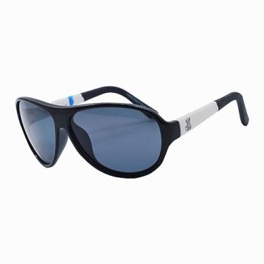 Imagem de Óculos de sol polarizados estilo esportivo infantil, armação flexível de borracha para meninos e meninas, crianças de 4 a 10 anos, Azul, 15.99