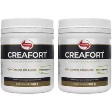Imagem de Kit c/ 2 x creafort pote 300g vitafor - VITFOR