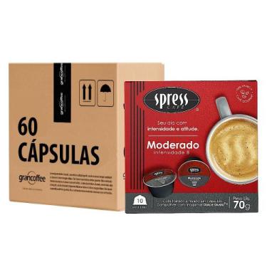 Imagem de Kit Spress Café Moderado Cápsulas Compatível Dolce Gusto 60 Unidades