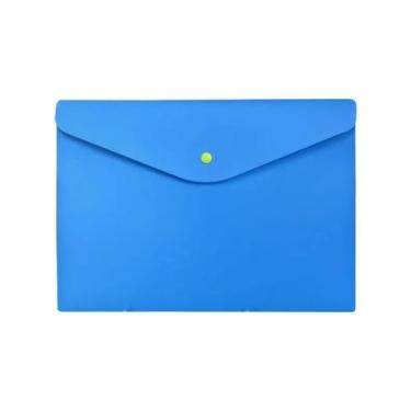 Imagem de Envelope Plástico com Botão A4 Azul - Dello