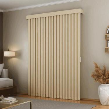 Imagem de Persiana vertical blackout com bandô kit 02 1,20 x 2,20 (2,40x2,20) - 