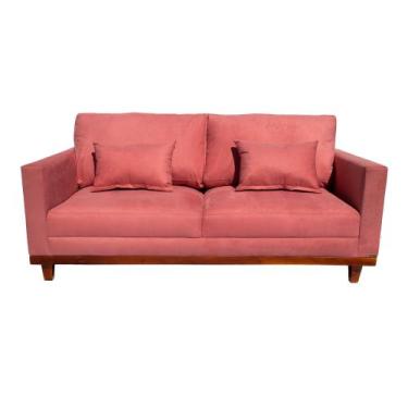 Imagem de Sofá London Sala/Recepção/Escritório 1,80cm - Novo Encanto, ROSA