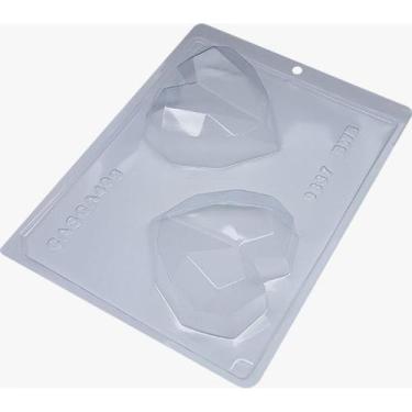 Imagem de Forma Silicone 9837 Coração Lapidado 200 - BWB