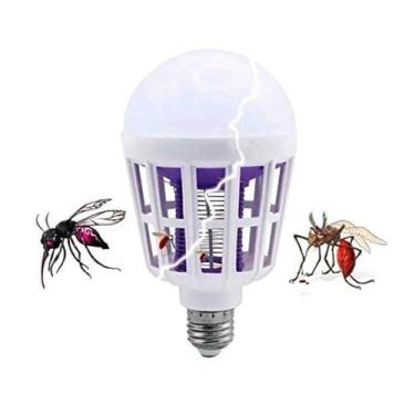 Imagem de Lâmpada Led Bulbo Mata Inseto 15W 6500K E27 Bivolt - AAATOP - MDW15WBi