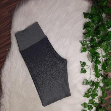 Imagem de Bermuda Feminino Degrade Ciclista Cintura Alta Moda Academia - bella f