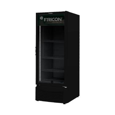 Imagem de Expositor Refrigerado de Bebidas 402 Litros Fricon Total Black VCFM402 - 220V