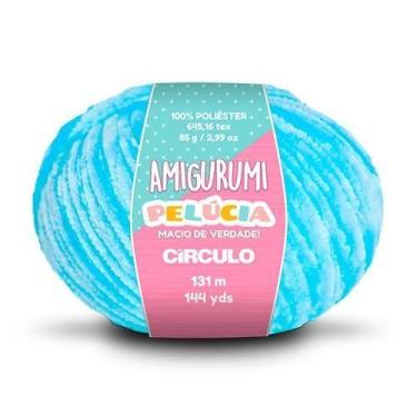 Imagem de Fio Amigurumi Pelúcia 131 metros - Círculo, 2194 turquesa