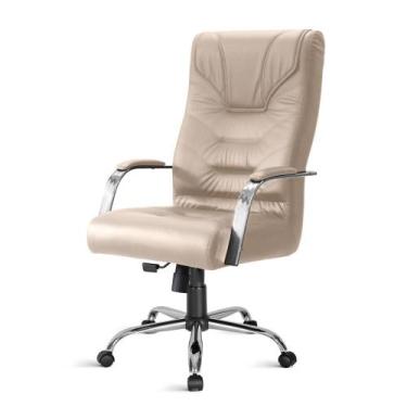 Imagem de Cadeira Pres. Galluzzo Giratória CR Relax 2333 br 1005 Bege - Flex Cad