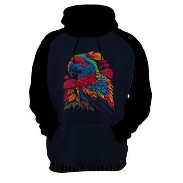 Imagem de Moletom Casaco Aves Araras Vermelha Cores Papagaios HD 1 - Enjoy Shop,