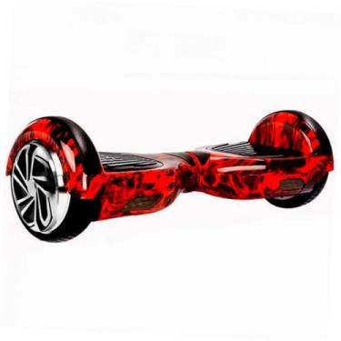 Imagem de Hoverboard Skate Elétrico 6.5" com Bolsa Led Bluetooth Vermelho Fogo Brinovar