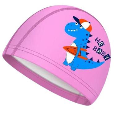 Imagem de Touca De Natação Adulto e Infantil Profissional - Hero Band, Rosa dino