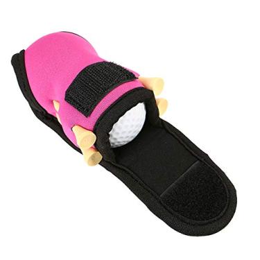 Imagem de Saco de Bola de Golfe Titular Clipe Utilitário Bolsa Esportes Acessórios de Golfe Com Camisetas Fácil de Transportar 3 Opções de Cores para Entusiastas do Golfe (Rosa)