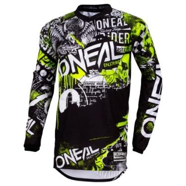 Imagem de O'Neal - 0008-803 Unissex Adulto Element Attack Jersey (Preto/Hi-Viz, Médio)