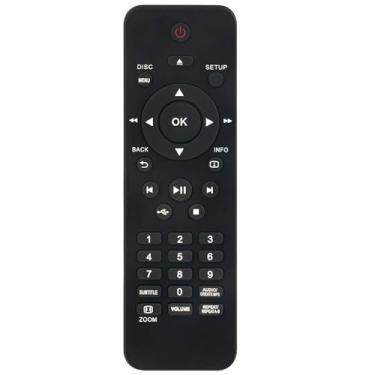 Imagem de Controle remoto de substituição compatível com Philips DVD Player DVP3560/F7 DVP3354K DVP4050 DVP3962 DVP6620 DVP3350K DVP3560 DVP3520K DVP3980 DVP3982 DVP3354K/55 DVP335 0K/55 DVP3560K