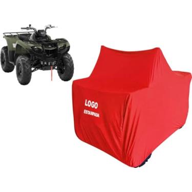 Imagem de Capa Para Quadriciclo Yamaha Kodiak 450 Veste Fácil (Vermelho)