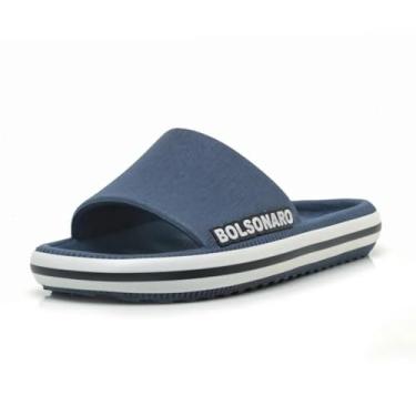 Imagem de Sandálias Bolsonaro ultra Leve (Azul/Branco, BR, Adulto, Numérico, 39)