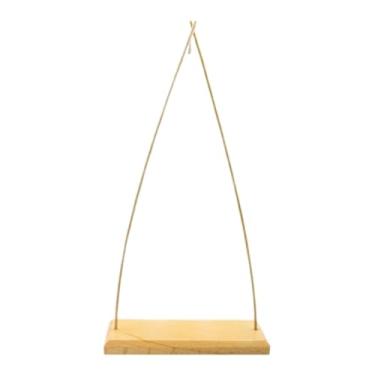 Imagem de Almencla Suporte de carrilhão fácil de montar apenas suporte de madeira profissional carrilhão de vento suporte de madeira multiuso para quarto, desktop, sala