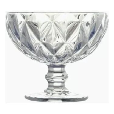 Imagem de Jogo 06 Taças Diamond Sobremesa Transparente 400ml