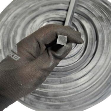 Imagem de Borracha Perfil Esponjoso Vedação 10x10mm SBR Macio - 2 Metros Borrachas londrina