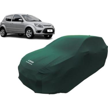 Imagem de Capa Carro Anti-Riscos Personalizada Com Logo Ford Ka Hatch - Mz, Verd