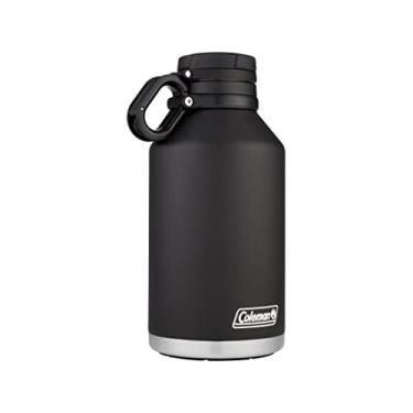 Imagem de Coleman Growler Garrafa térmica de aço inoxidável, preto, 1,8 L