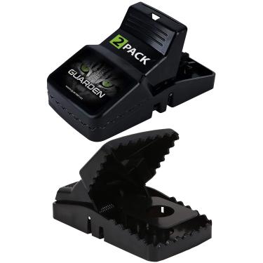 Imagem de Armadilhas para ratos internas (pacote com 2) para capturar ratos, camundongos e ratazanas rapidamente com estas armadilhas simples de iscar, seguras de montar, não elétricas para casa, quintal e