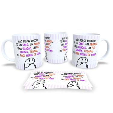 Imagem de Caneca de Porcelana Personalizada Flork Frases Engraçadas, Divertidas 