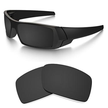 Imagem de Littlebird4 Lentes de reposição polarizadas de 1,5 mm para óculos de sol Oakley Gascan - MultiOptions, Preto escuro, 60mm