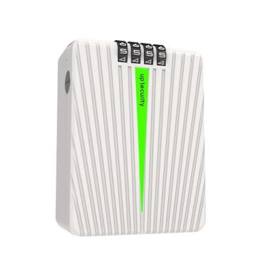 Imagem de UP Security SAFEMini cofre para chaves com código, pequenos cofres para segurança doméstica, caixa de bloqueio de chave com código para cofre pessoal, dinheiro, dinheiro, joias, armazenamento de