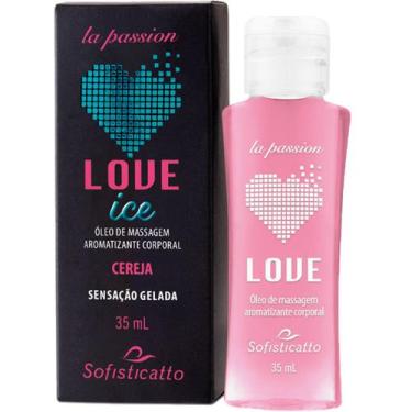 Imagem de Óleo de Massagem Corporal Beijável Sensação Ice Cereja - Sofisticatto